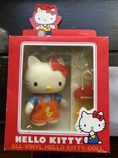 Vintage 1984 Sanrio Hello Kitty All Vinyl Doll #8494 Original Box Accessories picture