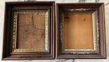 Two (2) Victorian/Edwardian Wood/Gilt Eastlake Style Water Gilt Picture Frames picture
