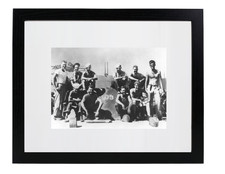Historic John F. Kennedy WWII Navy Sailors PT Boat JFK Matted & Framed Picture picture