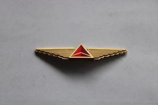 Vintage Delta Airlines Badge Pin Junior Pilot Plastic Wings New Loose Gold Tone picture