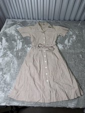WWII Women's US Army Exercise Suit Uniform Sz 14 Striped picture