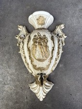 VTG Neoclassical Hanging Faux Vase Urn Chalkware Plaster Italian Greco-Roman 16