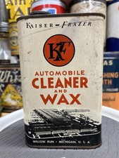 Vintage Kaiser - Frazer Auto Wax Can - Full picture