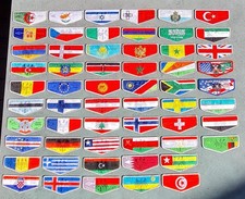 Black Eagle Lodge 482 huge collection of 58 different country flag flaps mint picture