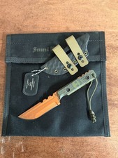 Severed Metal Works Fixed Blade Squire Version 2 SV2 Distressed Copper Gunkote picture