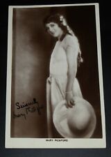 PICKFORD MARY - AUTOGRAPH SIGNED POSTCARD POSTCARD  picture