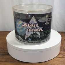 1991 STAR TREK Keychains x10 Enterprise The Next Generation+DisplayCase picture