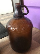 Vintage 1955-1959 Brown 1Gal Embossed Clorox Bottle No Lid picture