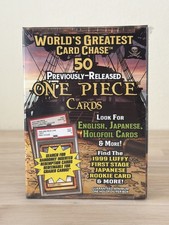 World's Greatest Card Chase One Piece 50 Cards Sealed Box Holofoil picture