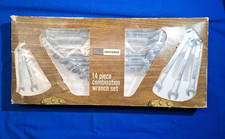 RARE  USA Craftsman 44625 14pc SAE combination wrench set NEW OLD STOCK SEALED picture