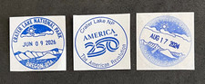 CRATER LAKE NP   America 250   NPS CANCELLATION/PASSPORT STAMP LOT of 3 picture