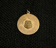 VINTAGE Chi Omega sorority large gold-filled crest pendant / charm, 1973, 1