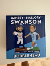 Dansby Swanson & Mallory Swanson Bobblehead Chicago Cubs Game- New in Box picture