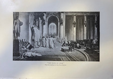 1892 Vintage Magazine Illustration The Death of Caesar by Jean Leon Gerome picture