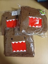 Domo-kun Face Tote Bag 3-Piece Set Soft Polyester Fleece 14751 picture