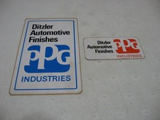 Vintage 2 Decals/Stickers Ditzler Automotive Finishes PPG Industries picture