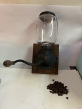 Antique ARCADE CRYSTAL #1 Wall Mounted Coffee Grinder Circa 1880s-1890’s picture