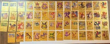 Pokemon Gold Foil Fan Art CHARIZARD PIKACHU Lot (55) Cards Gamefreak replicas picture