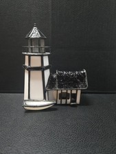 Bill Job Vitreville MAINE LIGHTHOUSE Stained Glass 1993 Forma Vitrum #2168 Vtg picture