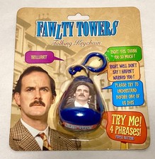 Fawlty Towers Talking Keychain NEW Works Made in 2001 On Card John Cleese BBC picture