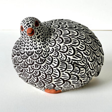 Vintage Acoma Pottery Bird Signed G.L. picture