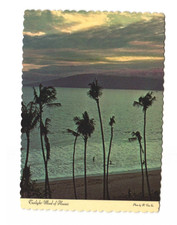 Twilight Mood of Hawaii many say the best time of day VTG postcard UNP picture