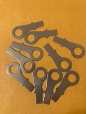 15 Push Keys Pancake Padlock Key Blanks, Uncut Steel Padlock Miller Yale Eagle picture
