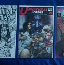 UNNATURAL ORDER #1 (OF 4) 11/2023 NM/NM- Webstore Exclusive VAULT COMICS picture