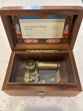 Vintage Reuge MCM Sainte Croix Music Box Made In Switerland Lara'sTheme 1/36 EUC picture