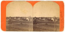 MISSOURI STEREOVIEW - Nevada Panorama - Harter & Swan 1870s VERY RARE picture