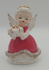 RARE Vintage Fine A Quality Japan December Christmas Angel Porcelain Figurine picture