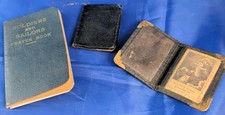 Vtg. 1940 WW2 Soldiers And Sailors Pocket Prayer Book, 1929 Catholic & Scapula  picture