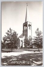 Stanton, Iowa Church of Stanton near Red Oak L. L. Cook RPPC Unposted picture