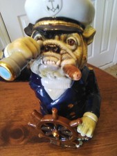 Man's Best Friend Sea Captain  Bulldog stein by Albert Stahl  Germany  #69/5000 picture