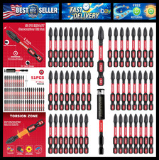 Impact Tough #2 Phillips 2 in. Insert Driver Bits,50Pack PH2 Screwdriver Bits Se picture
