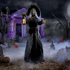 Home Accents 7 FT Lethal Lily Animated LED App Controlled Halloween 26SV25589 picture