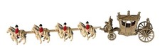 Vtg Lone Star England Royal Carriage Queen Elizabeth II Coronation Gold Estate picture