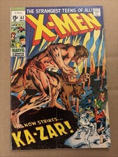 X-Men #62 Marvel 1969 origin of Savage Land Silver Age Good GD picture