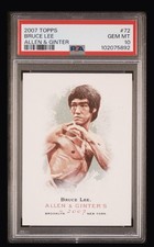 Topps 2007 Allen & Ginter Bruce Lee #72 PSA 10 GEM MT Graded Trading Card picture