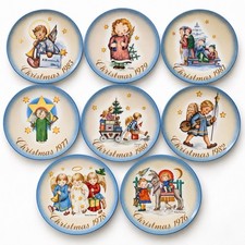 Vintage Schmid Sister Berta Hummel Christmas Collector Plate Lot – 1976-1983 picture