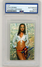 Actress & Model LEAH REMINI Signed AUTOGRAPH Photo PSA DNA Certified picture