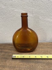 Vintage Amber VINOL Private Mould Patented April 19 1898 Empty Medicine Bottle picture
