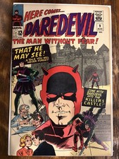 Daredevil 9 1965 Marvel Comics FN/FN-. 1st Marvel Pop Art Prod logo - see photos picture