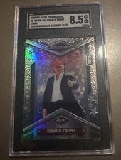 RARE Wild Card 20/25 Donald Trump IYKYK Thumbs Up Silver Stars Graded 8.5 SGC picture