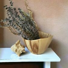 Staved Birch Wooden Bowl, Contemporary Home Decor, Salad Bowl picture