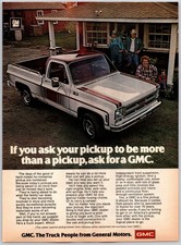 1977 Vintage Print Ad GMC Pickup Truck If You Ask Your Pickup to be More picture