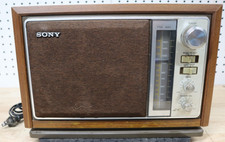 Used Vintage Sony Model ICF-9740W Solid State AM/FM Stereo Radio *Parts Repair picture