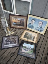 Large Vintage Kirby Memorabilia Lot – Gold Kirby, Framed Art, Distributor Items picture