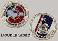 USCG Auxiliary Eight Coastal Region Gulf Guardians Challenge Coin  J#24 picture