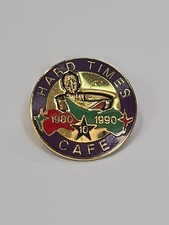 Hard Times Cafe 10 Year Anniversary Souvenir Lapel Pin 1980-1990 picture